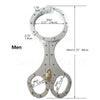 New aluminium alloy neck collar handcuffs wrist cuffs bondage restraints