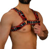 Leather Chest Harness Men Adjustable Body Bondage Cage Harness