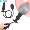 Super Large Inflatable Huge Big Silicone Plug Max 12cm Pump Expandable Dilator Balls