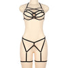 Sexy 2-Pcs Strappy Body Harness Set