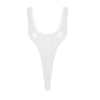 2020 Sexy Women's Bodysuit New Fashion One Piece See Through Lingerie Deep V Neck Sleeveless High Cut Thong Leotard Jumpsuit