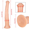 44cm Oversized Huge Realistic Silicone Soft Plug with Suction Cup