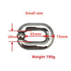 Male Heavy Duty Stainless Steel Ball Scrotum Stretcher Metal Bondage Ring for Men