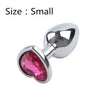 Heart Shaped Stainless Steele Trainer Plug