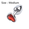 Heart Shaped Stainless Steele Trainer Plug