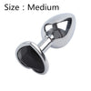 Heart Shaped Stainless Steele Trainer Plug