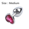 Heart Shaped Stainless Steele Trainer Plug