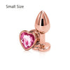 Rainbow Rose Gold Stainless Steele Crystal Jewelry Plug