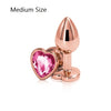 Rainbow Rose Gold Stainless Steele Crystal Jewelry Plug