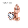 Rainbow Rose Gold Stainless Steele Crystal Jewelry Plug