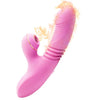 Vibrating Rabbit With Heating Thrusting Sucking Stimulator Dual Motor Waterproof