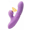 Vibrating Rabbit With Heating Thrusting Sucking Stimulator Dual Motor Waterproof