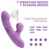 Vibrating Rabbit With Heating Thrusting Sucking Stimulator Dual Motor Waterproof