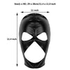 Faux Leather Sexy Mask Cosplay Mask Fetish Black Soft Sexy Bondage Restraints Hood Mesh Mask Slave Men Women Sexy Costumes