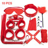 Leather Bondage Play Kit - variety