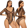 Lingerie Women Teddies Bodysuit Open Crotch Stretch Mesh Body Stockings Underwear Costumes