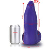 Realistic Huge Thick Liquid Silicone Animal Plug With Suction Base in Various Colors