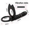 10 Frequency DP Vibrating Plug Strap On