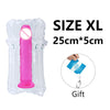 Soft Jelly Big Female Realistic Fake Phallus Massage Plug Intimate Fun for Woman Men