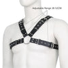 Leather Chest Harness Men Adjustable Body Bondage Cage Harness