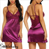 Women's Night Short Dress Nightgown Satin Silk Lace Lingerie Pajamas Sleepwear Women Dress 2021 Summer Sexy Underwear XL