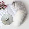 Exotic Detachable Real Fox Tail Metal Plug - Small, Medium, Large - Variety of Styles