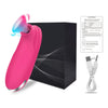 Vibrating Sucking Silicone Device in Purple or Pink