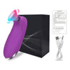 Vibrating Sucking Silicone Device in Purple or Pink