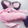 Fox Tail Plug and Cat Ear Headband Set