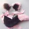 Fox Tail Plug and Cat Ear Headband Set