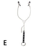 Bondage Metal Clamp With Metal Chain Clips Stimulation Massager