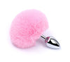 Tail Decorative Furry Plug - 3 Tail Designs in S M L - fox, bunny/ball, fluffy long tail, or metal plug alone