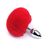 Tail Decorative Furry Plug - 3 Tail Designs in S M L - fox, bunny/ball, fluffy long tail, or metal plug alone