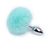 Tail Decorative Furry Plug - 3 Tail Designs in S M L - fox, bunny/ball, fluffy long tail, or metal plug alone