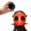 Ftshist Half-Face Silica Gel Gas Mask Fetish Latex Breathing Bag Rubber Tube Accessory SM Conquer Choking Headgear Cosplay Wear