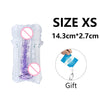 Huge Realistic Suction Cup Big Jelly Plug for Lesbian Woman in XS, S, M, L, XL, XXL and Various Colors: transparent, purple, black, flesh