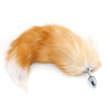 Tail Decorative Furry Plug - 3 Tail Designs in S M L - fox, bunny/ball, fluffy long tail, or metal plug alone