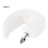 Tail Decorative Furry Plug - 3 Tail Designs in S M L - fox, bunny/ball, fluffy long tail, or metal plug alone