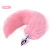 Tail Decorative Furry Plug - 3 Tail Designs in S M L - fox, bunny/ball, fluffy long tail, or metal plug alone