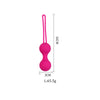 Safe Silicone Smart Ball Vibrating Kegel Balls in Red or Purple