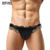 Men's Panties Lingerie for Men Underwear Thong G-string Ruffle Lace Panties Brief Jockstraps