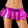 Sexy Women Pole Dancing Skirt Club Wear Punk Short Short Skirts Pu Leather Micro Mini Skirt