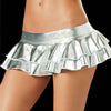 Sexy Women Pole Dancing Skirt Club Wear Punk Short Short Skirts Pu Leather Micro Mini Skirt